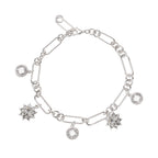 BRACCIALE RODIATO CON CUBIC ZIRCONIA
