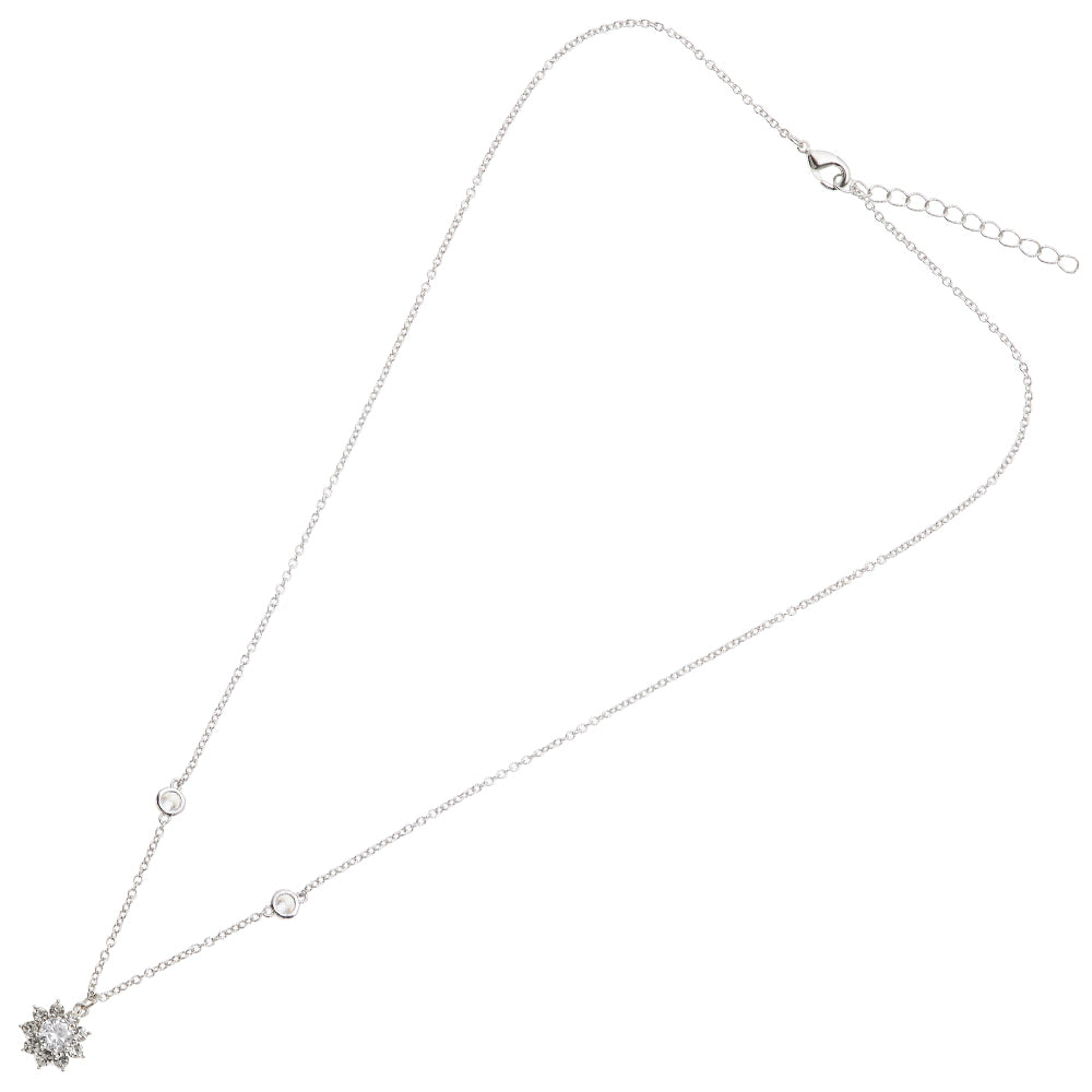 COLLANA RODIATA CON CUBIC ZIRCONIA