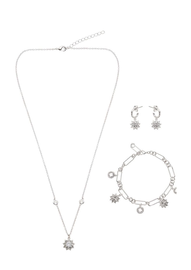 BRACCIALE RODIATO CON CUBIC ZIRCONIA