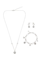 ORECCHINI RODIATI CON CUBIC ZIRCONIA