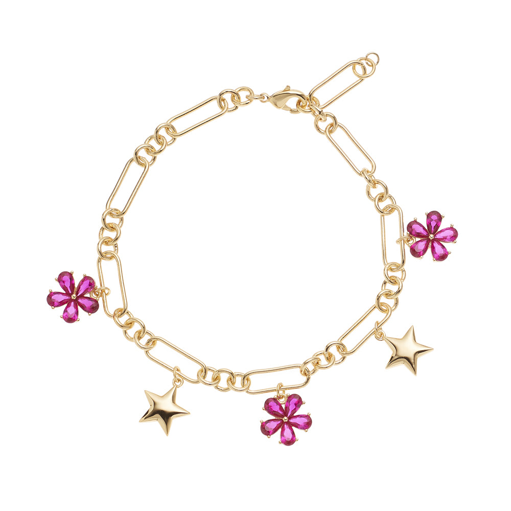 BRACCIALE PLACCATO ORO CON CUBIC ZIRCONIA