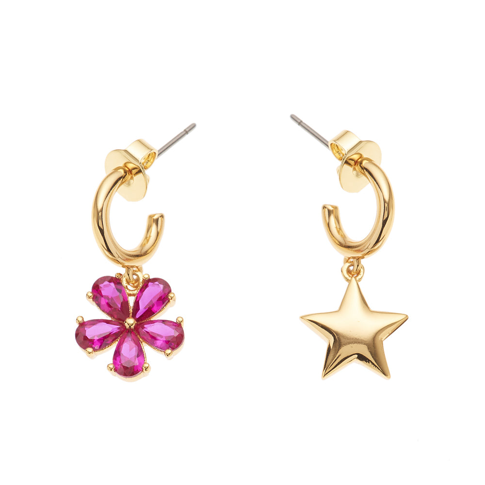ORECCHINI PLACCATI ORO CON CUBIC ZIRCONIA