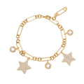 BRACCIALE PLACCATO ORO CON CUBIC ZIRCONIA