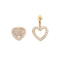 ORECCHINI PLACCATI ORO CON CUBIC ZIRCONIA