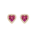 ORECCHINI PLACCATI ORO CON CUBIC ZIRCONIA