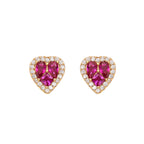 ORECCHINI PLACCATI ORO CON CUBIC ZIRCONIA