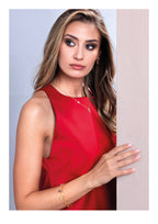 ORECCHINI PLACCATI ORO CON CUBIC ZIRCONIA