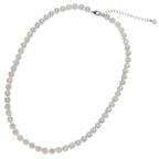 COLLANA RODIATA CON CUBIC ZIRCONIA