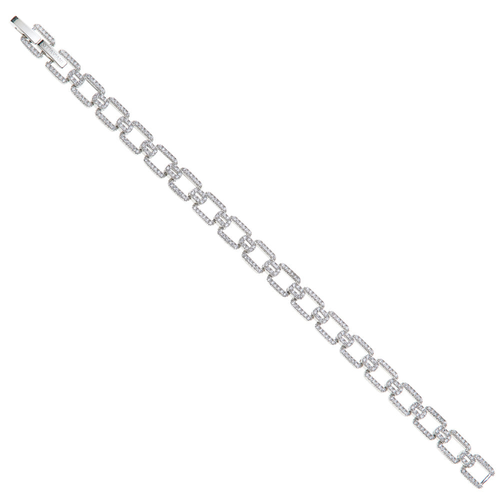 BRACCIALE RODIATO CON CUBIC ZIRCONIA