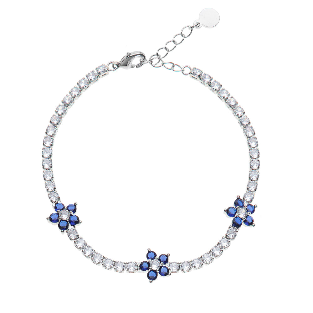 BRACCIALE RODIATO CON CUBIC ZIRCONIA