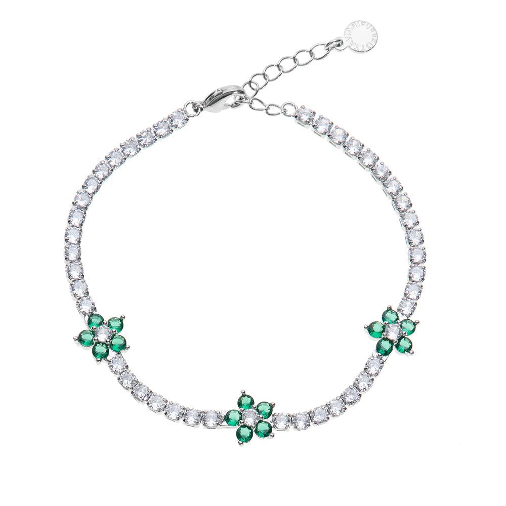 BRACCIALE RODIATO CON CUBIC ZIRCONIA