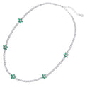 COLLANA RODIATA CON CUBIC ZIRCONIA