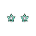 ORECCHINI RODIATI CON CUBIC ZIRCONIA