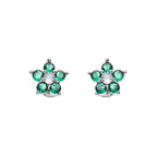 ORECCHINI RODIATI CON CUBIC ZIRCONIA