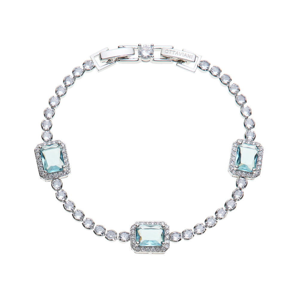 BRACCIALE RODIATO CON CUBIC ZIRCONIA