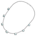 COLLANA RODIATA CON CUBIC ZIRCONIA