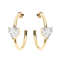 ORECCHINI PLACCATI ORO CON CUBIC ZIRCONIA