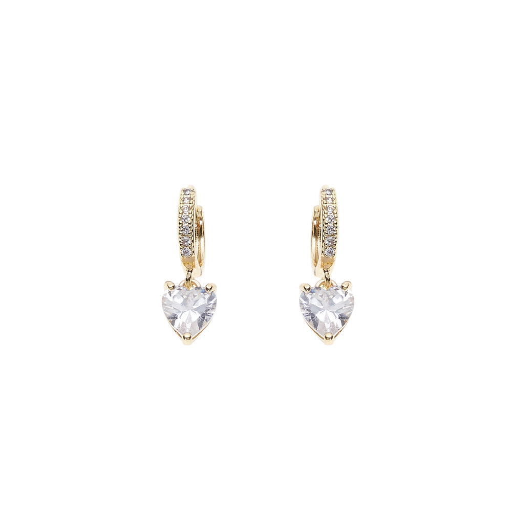 ORECCHINI PLACCATI ORO CON CUBIC ZIRCONIA