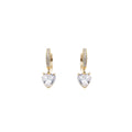 ORECCHINI PLACCATI ORO CON CUBIC ZIRCONIA