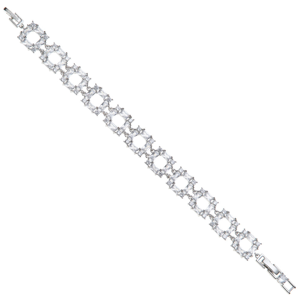 BRACCIALE RODIATO CON CUBIC ZIRCONIA