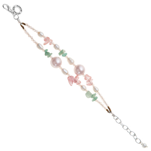BRACCIALE CON PERLE E AGATA