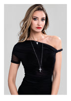 COLLANA RODIATA CON CUBIC ZIRCONIA