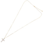 COLLANA PLACCATA ORO CON CUBIC ZIRCONIA