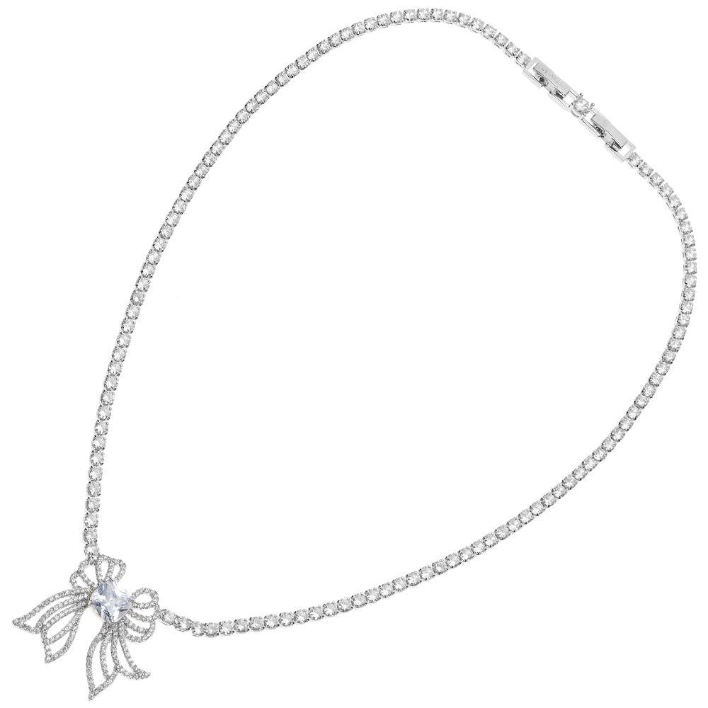COLLANA RODIATA CON CUBIC ZIRCONIA