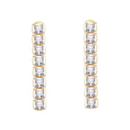ORECCHINI PLACCATI ORO CON CUBIC ZIRCONIA