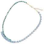 COLLANA PLACCATA ORO CON CRISTALLI