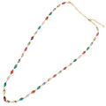 COLLANA PLACCATA ORO CON CRISTALLI