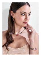 COLLANA PLACCATA ORO CON CRISTALLI