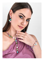 BRACCIALE PLACCATO ORO CON CRISTALLI