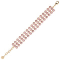 BRACCIALE PLACCATO ORO CON CRISTALLI