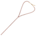 COLLANA PLACCATA ORO CON CRISTALLI