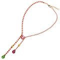 COLLANA PLACCATA ORO CON CRISTALLI