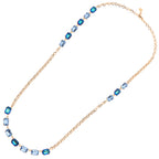 COLLANA PLACCATA ORO CON CRISTALLI