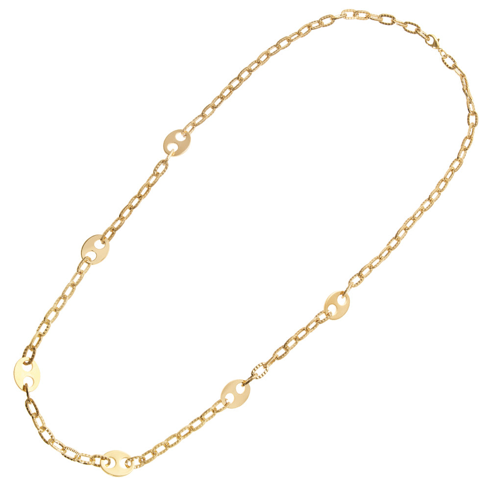 COLLANA PLACCATA ORO