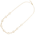 COLLANA PLACCATA ORO CON CRISTALLI E PERLE
