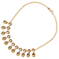 COLLANA PLACCATA ORO CON CRISTALLI