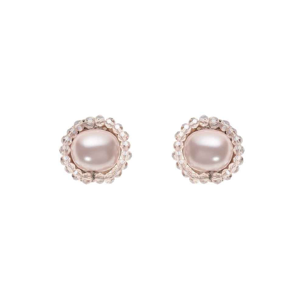 ORECCHINI CON PERLE E CRISTALLI