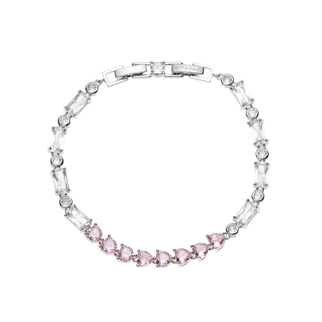 BRACCIALE RODIATO CON CUBIC ZIRCONIA