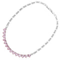COLLANA RODIATA CON CUBIC ZIRCONIA