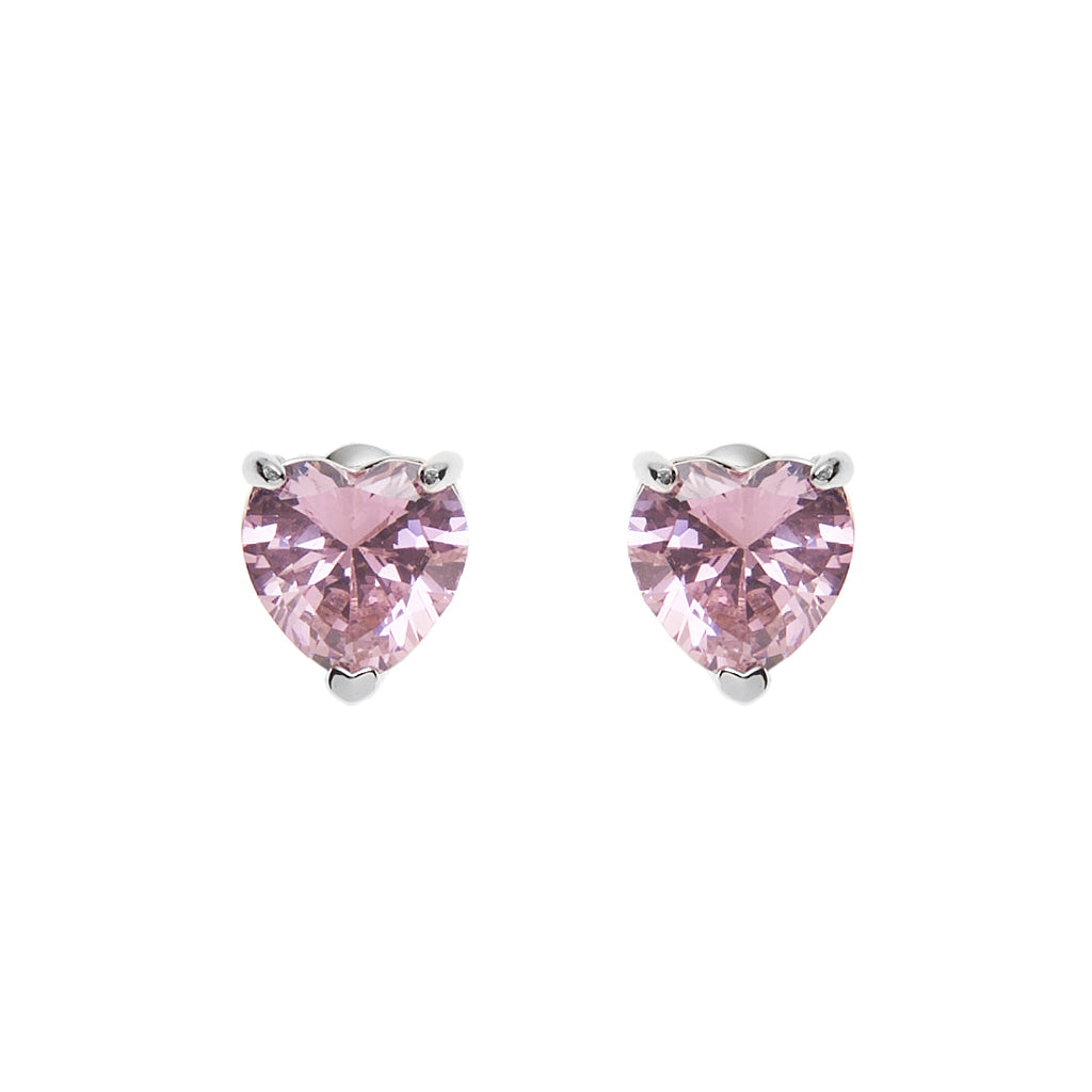 ORECCHINI RODIATI CON CUBIC ZIRCONIA