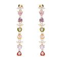 ORECCHINI DORATI CON CUBIC ZIRCONIA