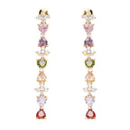 ORECCHINI DORATI CON CUBIC ZIRCONIA