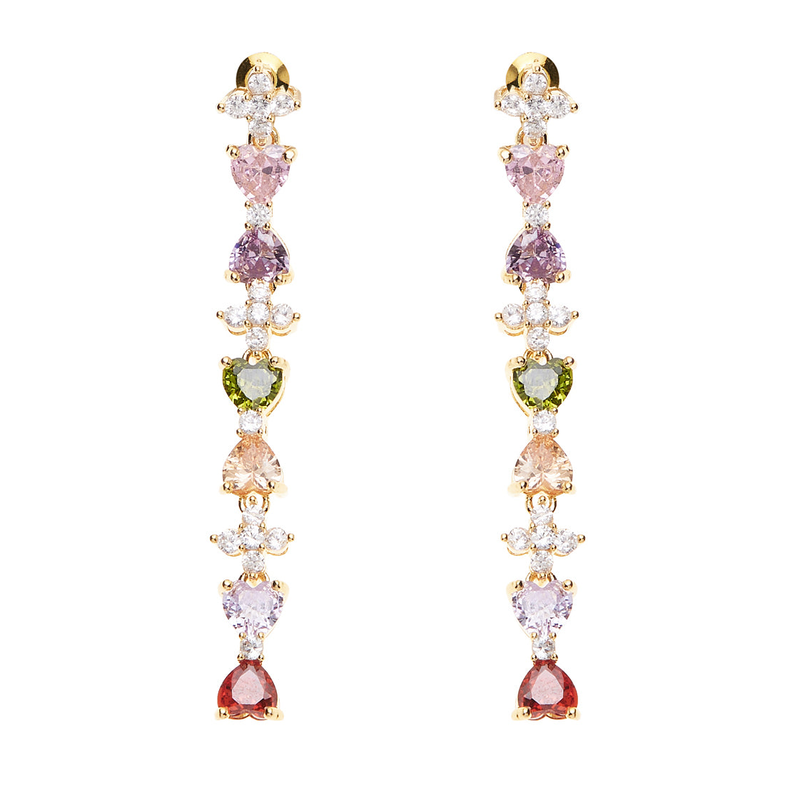 ORECCHINI DORATI CON CUBIC ZIRCONIA