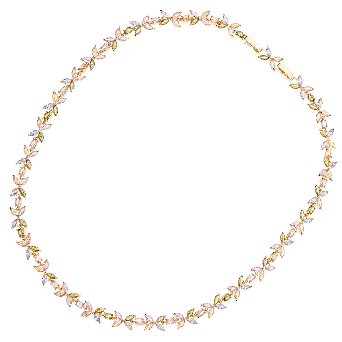 COLLANA DORATA CON CUBIC ZIRCONIA