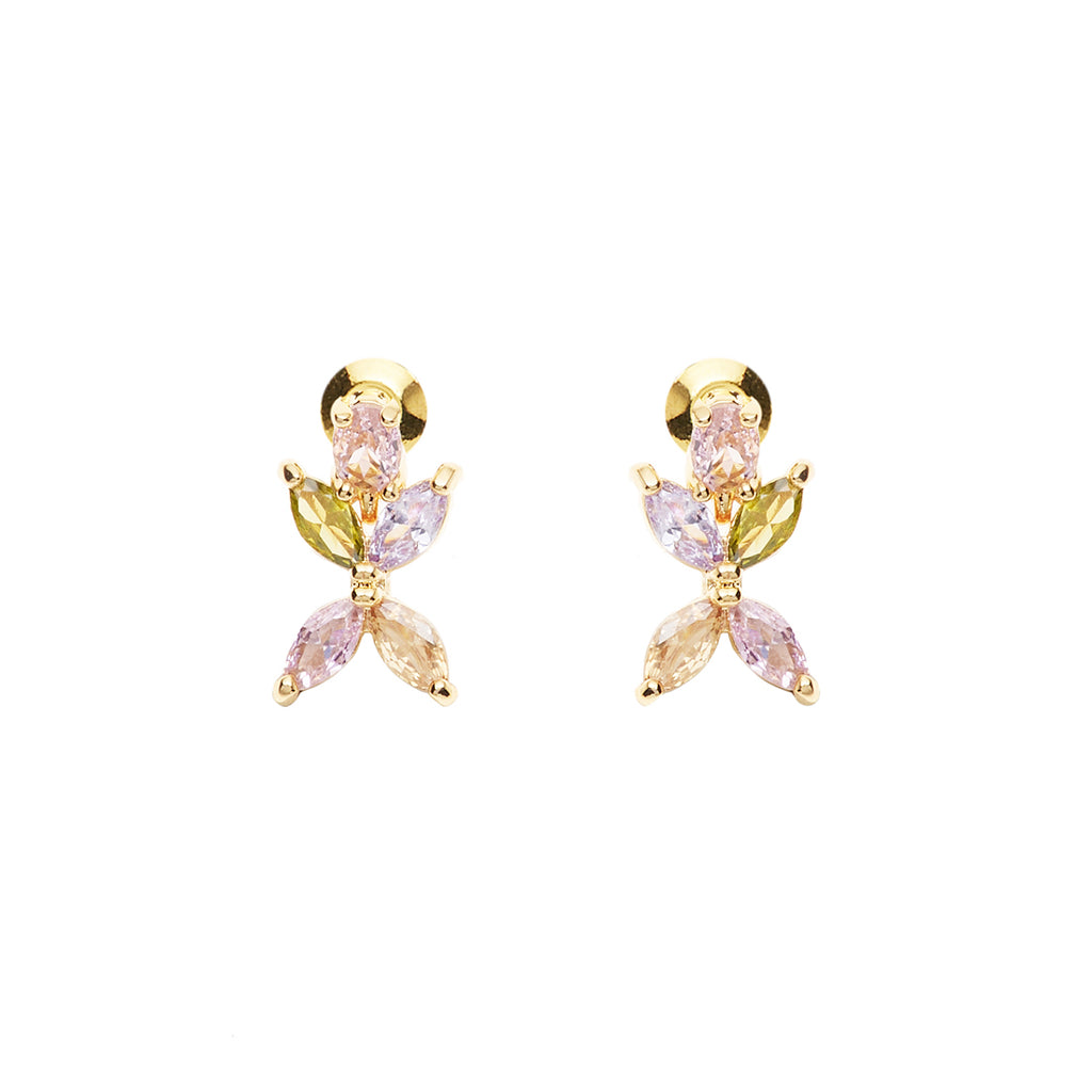 ORECCHINI DORATI CON CUBIC ZIRCONIA
