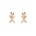 ORECCHINI DORATI CON CUBIC ZIRCONIA